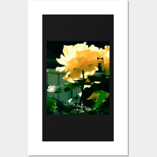 Wish Flower of Translucent Yellow Posters and Art